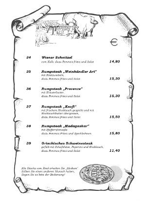 Schnitzel und mehr ....